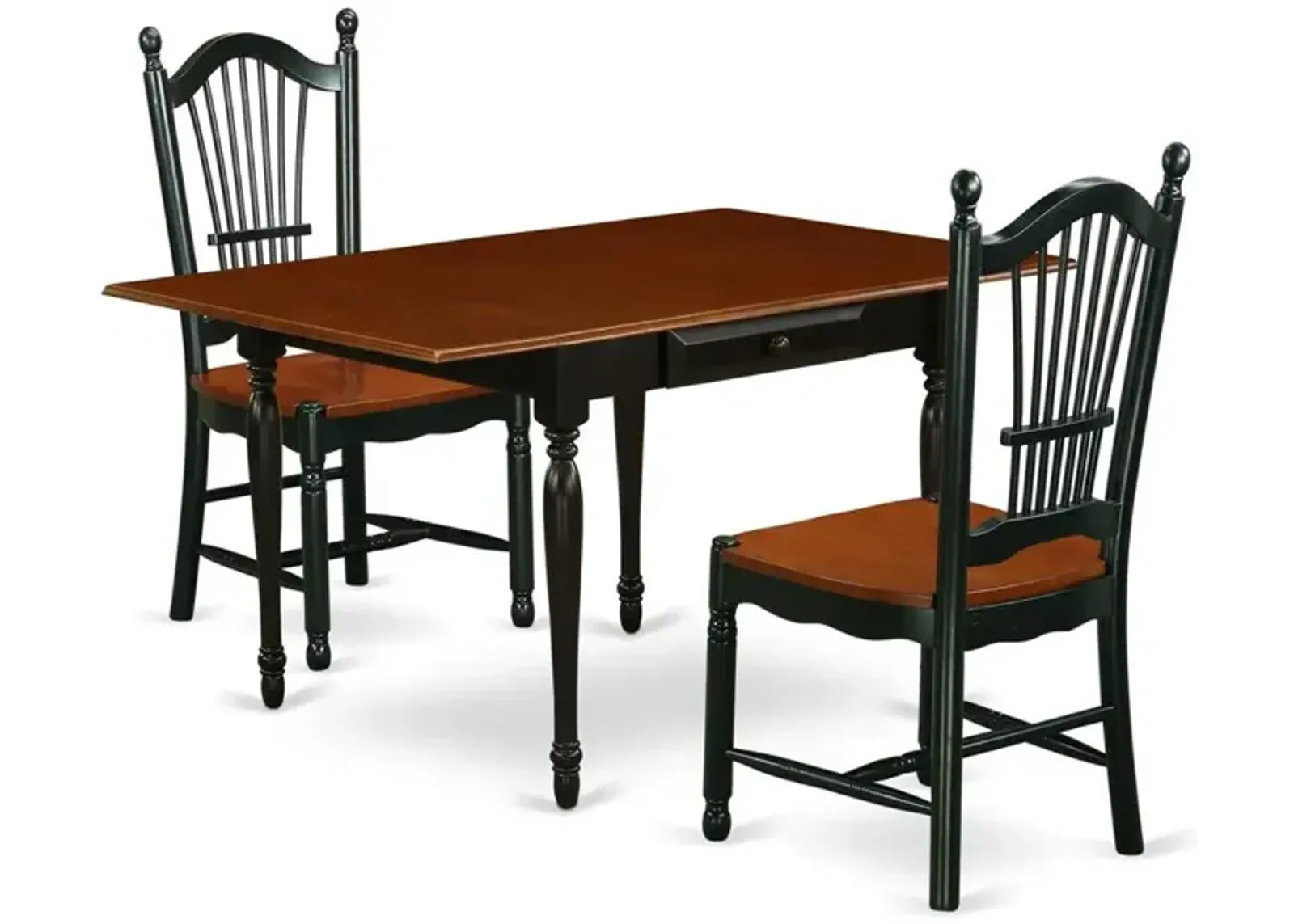 Dining Room Set Black & Cherry