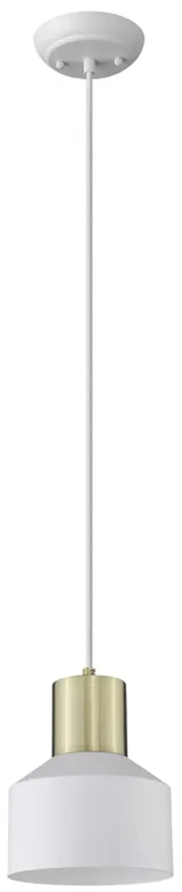 Hivvago White and Gold Pendant Hanging Light