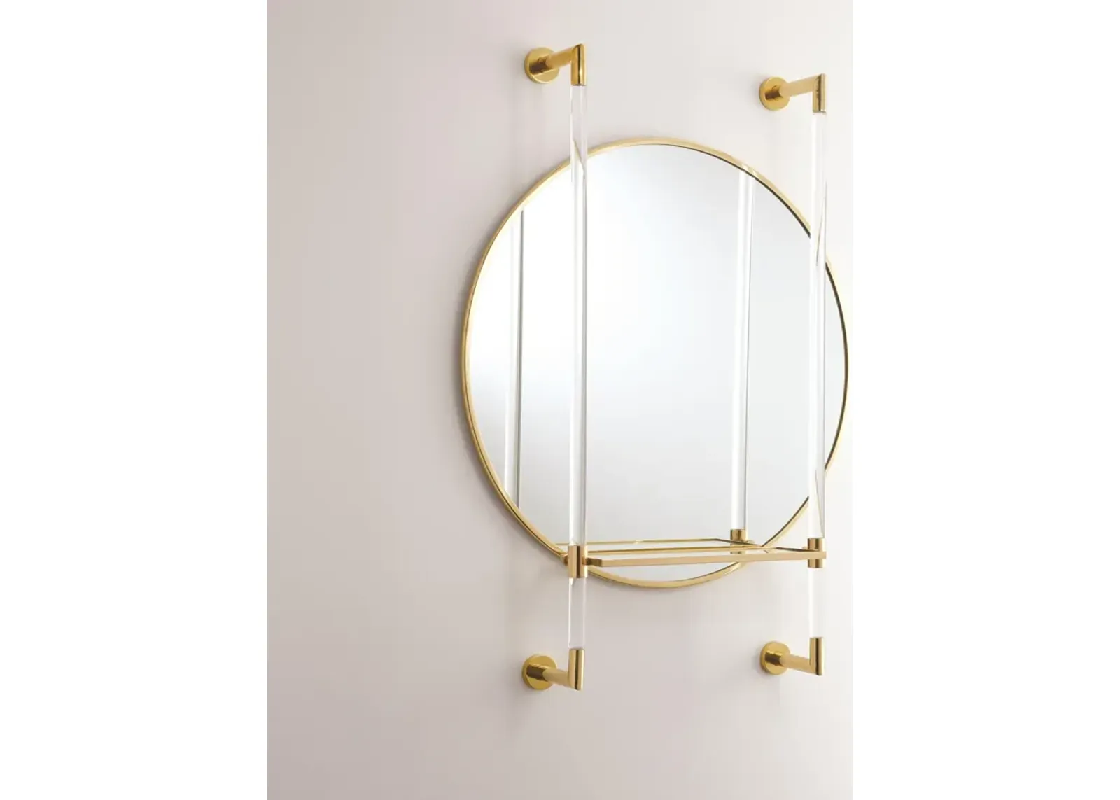 Hadley Mirror- Brass