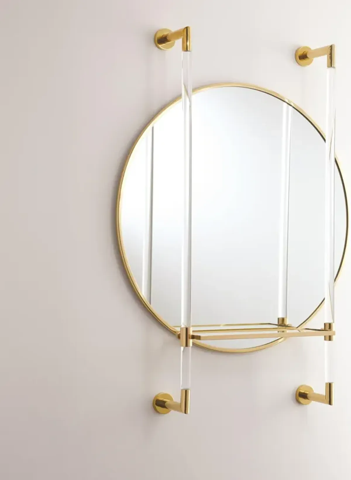 Hadley Mirror- Brass