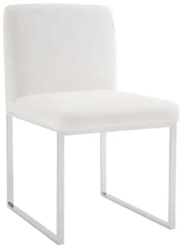 Frozen Dining Chair in White