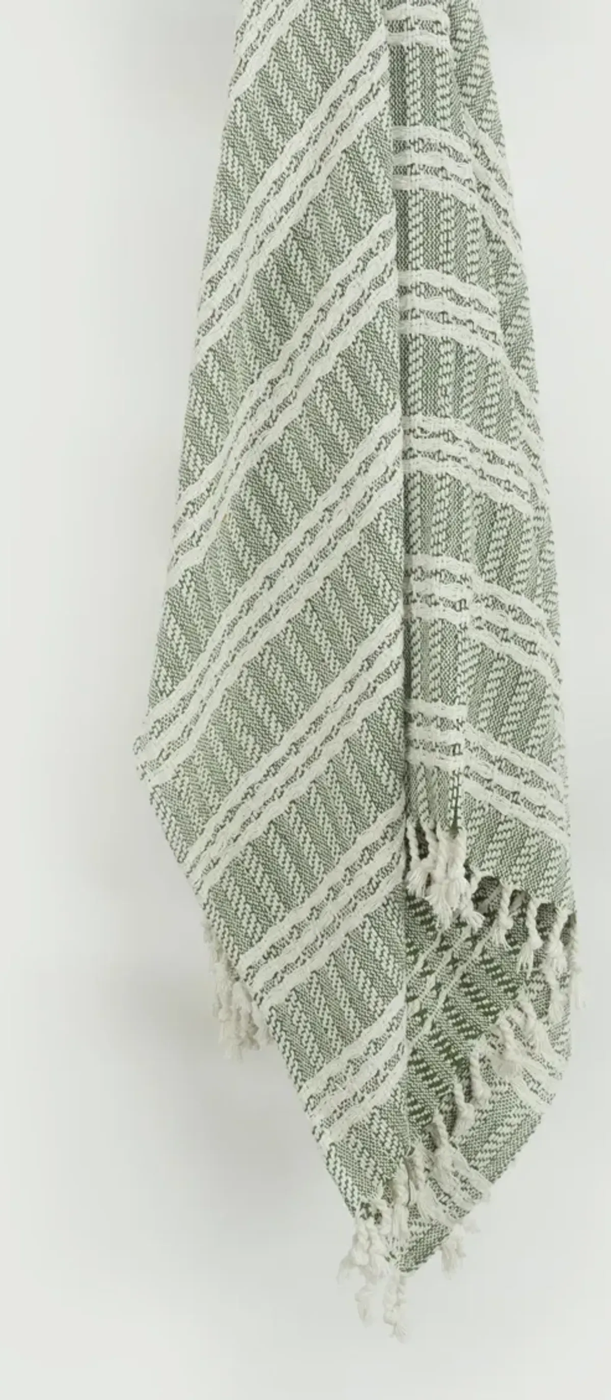 Green/Natural 50" x 60" Throw Blanket