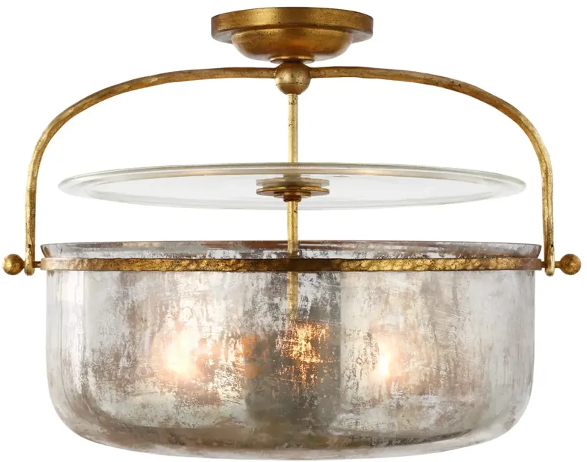 Lorford Med Semi-Flush Lantern