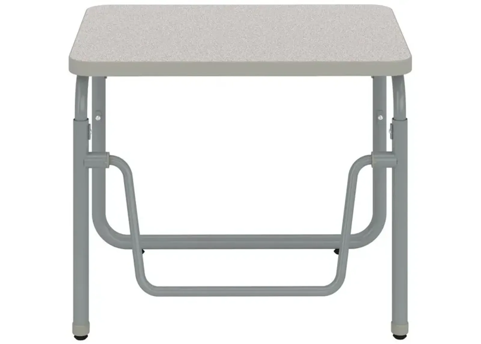 AlphaBetter® 2.0 Height – Adjustable Student Desk with Pendulum Bar 22”-30” - PebbleGray