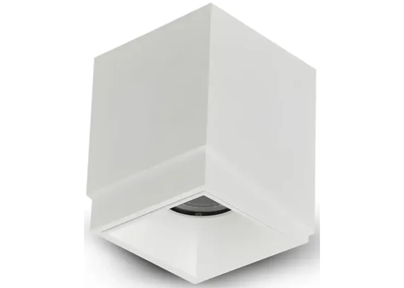 VONN Lighting Square LED Surface Mounted Downlight, Stock Item Beam Angle 33, White