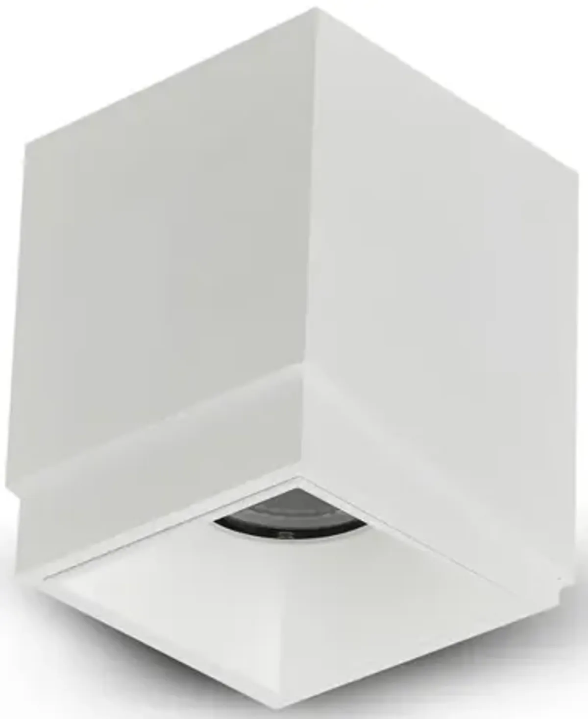 VONN Lighting Square LED Surface Mounted Downlight, Stock Item Beam Angle 33, White