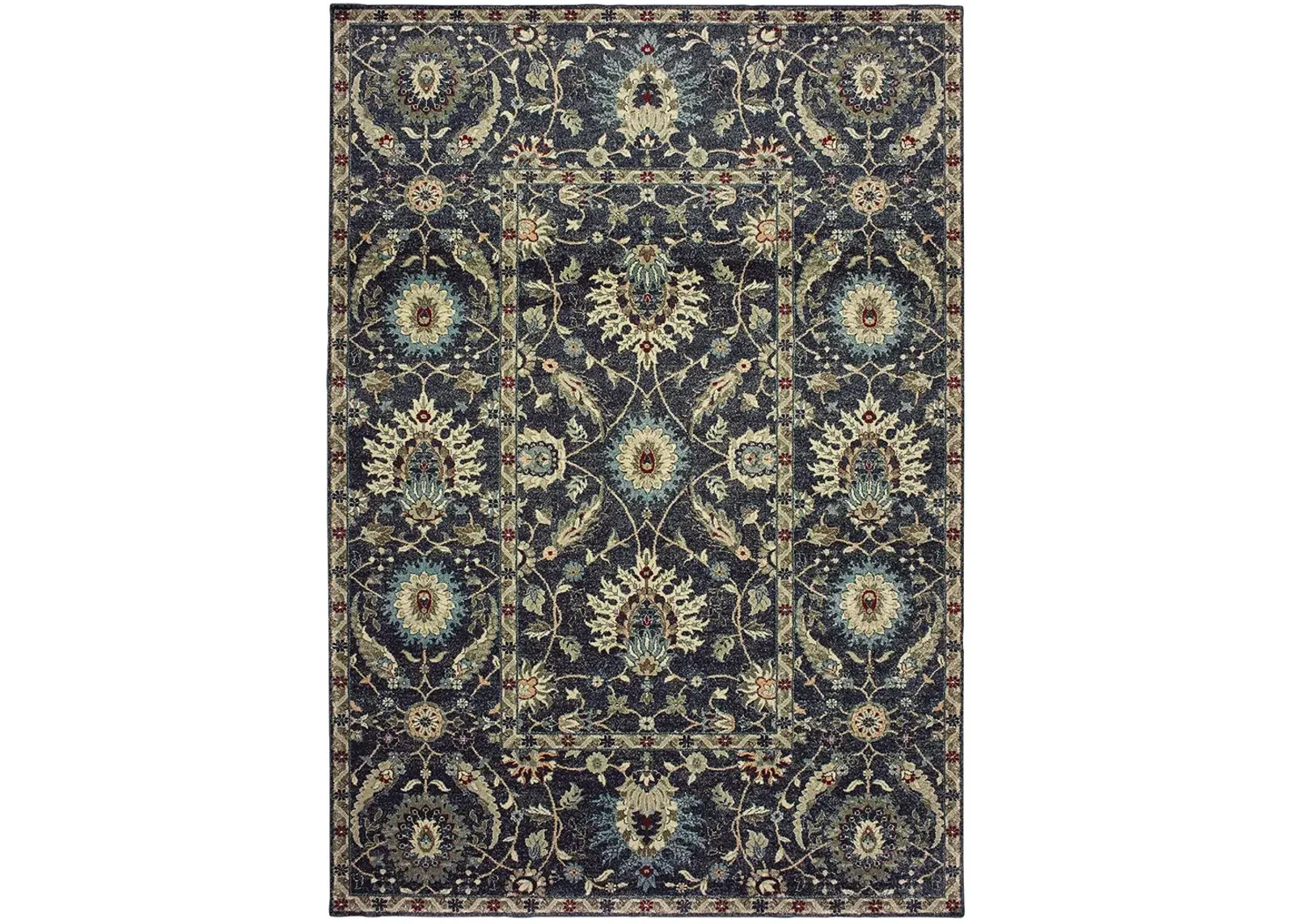 Raleigh 1'10" x 3' Navy Rug