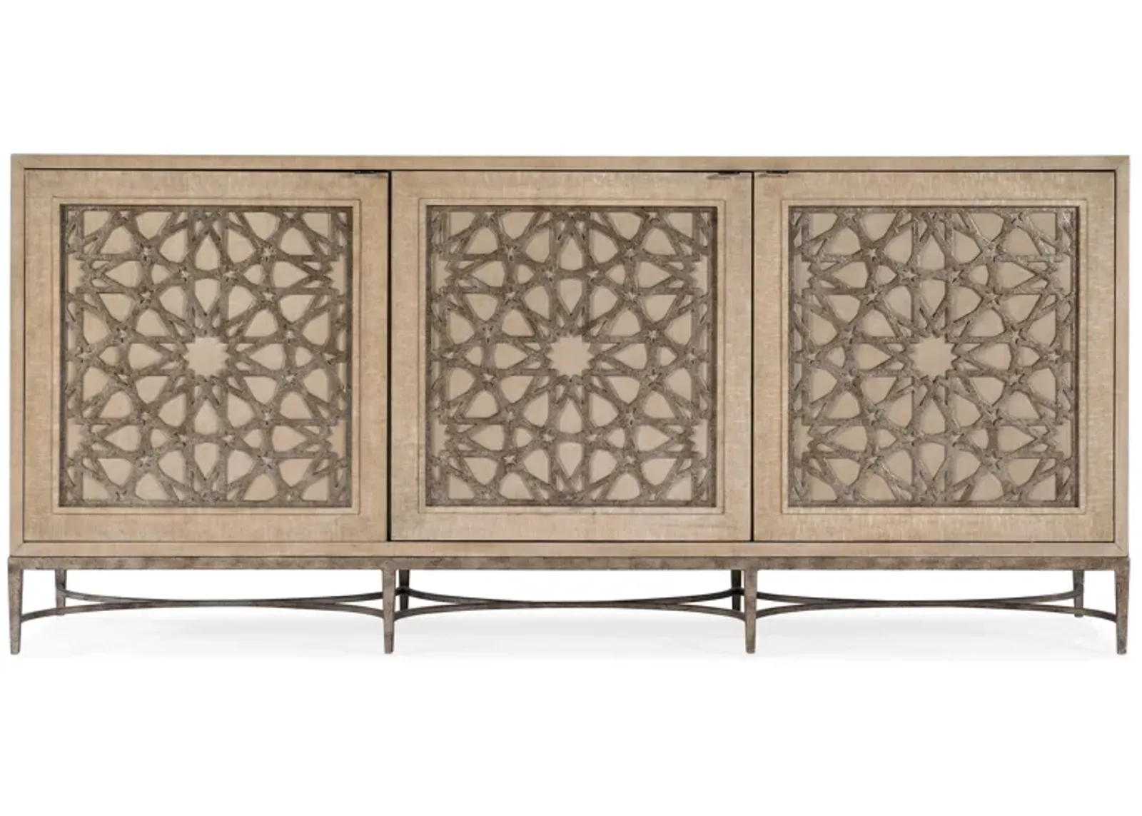 Melange Suzani Three Door Entertainment Console