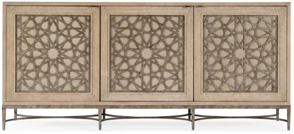 Melange Suzani Three Door Entertainment Console