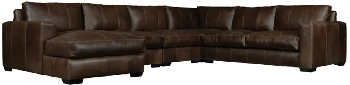 Dawkins Leather Sectional