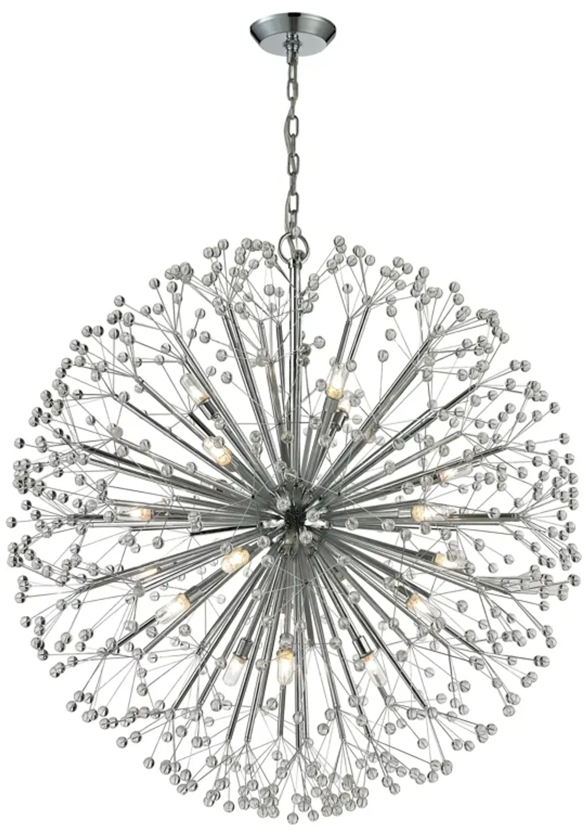 Starburst 36'' Wide 19-Light Chandelier