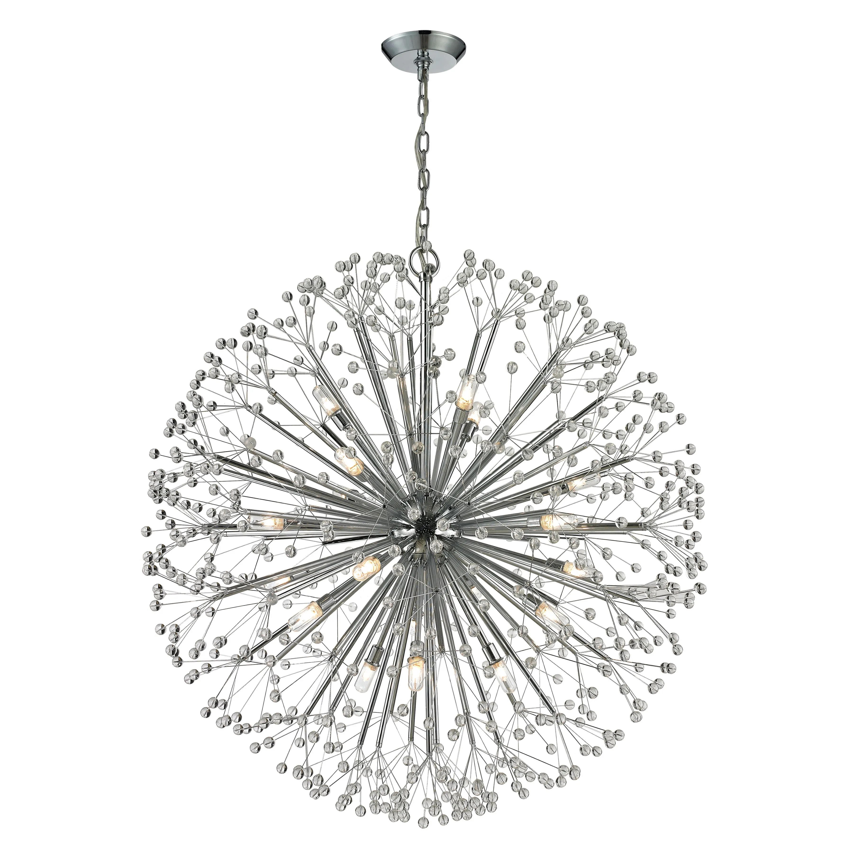 Starburst 36'' Wide 19-Light Chandelier