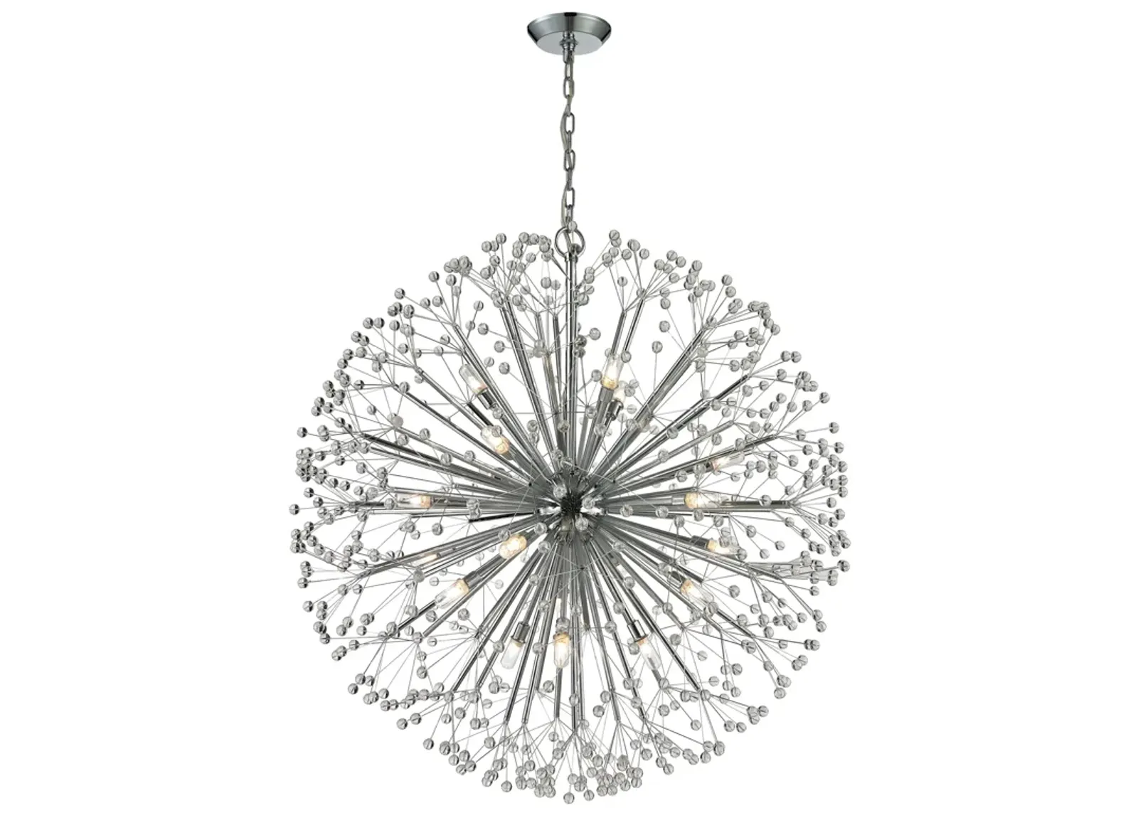 Starburst 36'' Wide 19-Light Chandelier