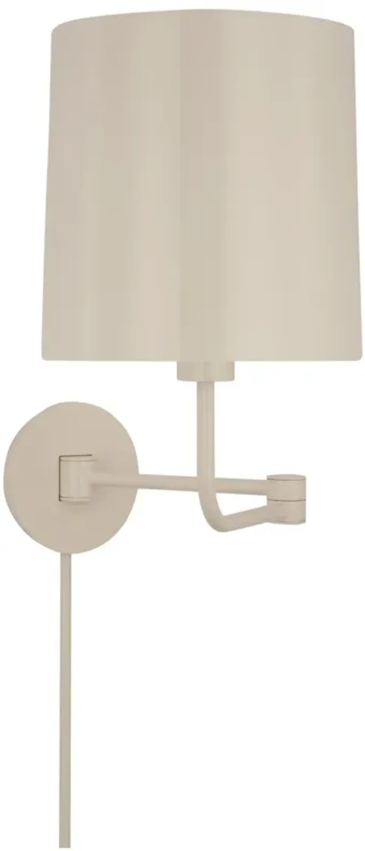Go Lightly Swing Arm WallLight in China White