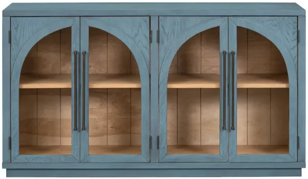 Retro Style Sideboard Cabinet with 4 Doors