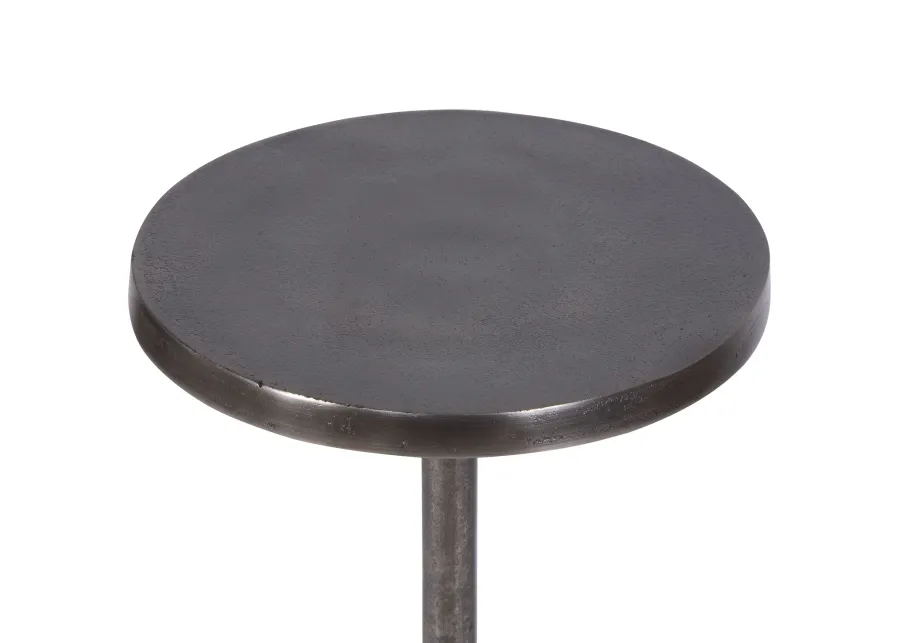 Uttermost Sanaga Drink Table Nickel