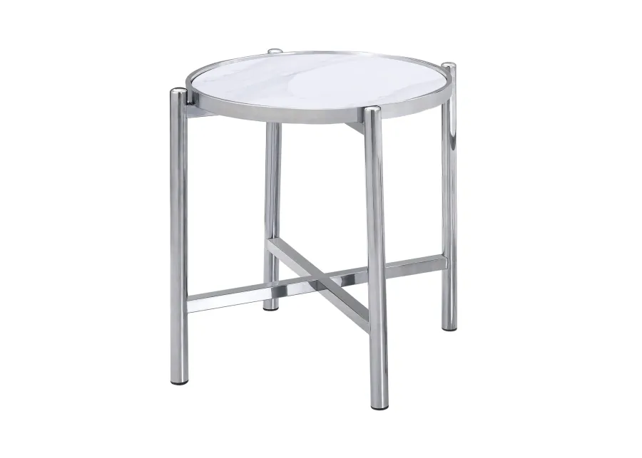 End table, Stainless Steel Base