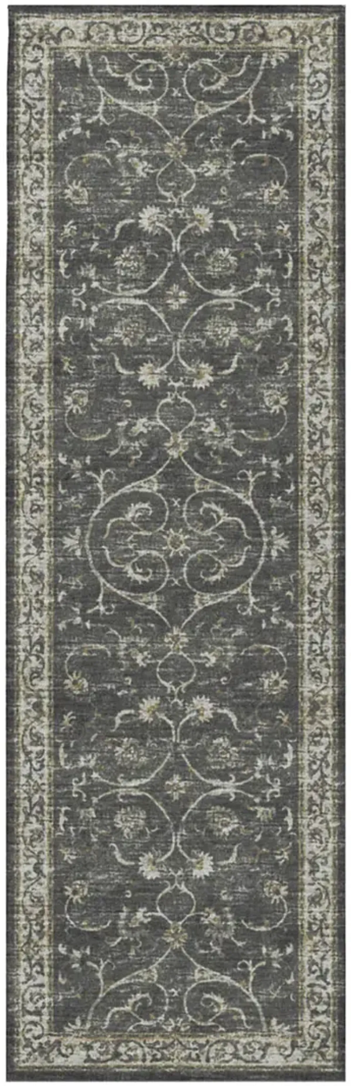 Tuscany TU6 Charcoal 2'6" x 10' Rug