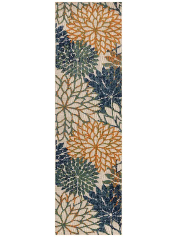 Aloha ALH05 Blue/Green 2' x 6' Rug