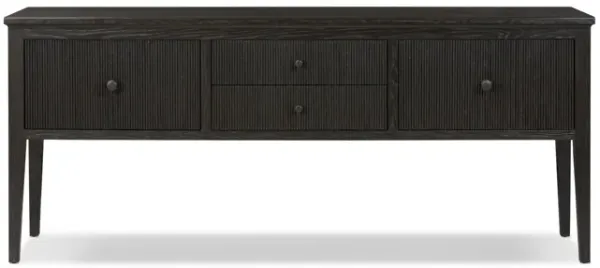 Bush Distressed Black Sideboard