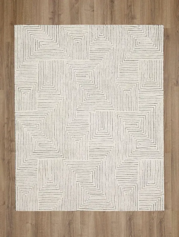 Sirocco Algiers Black/White 10'x14' Rug by Drew & Jonathan Home