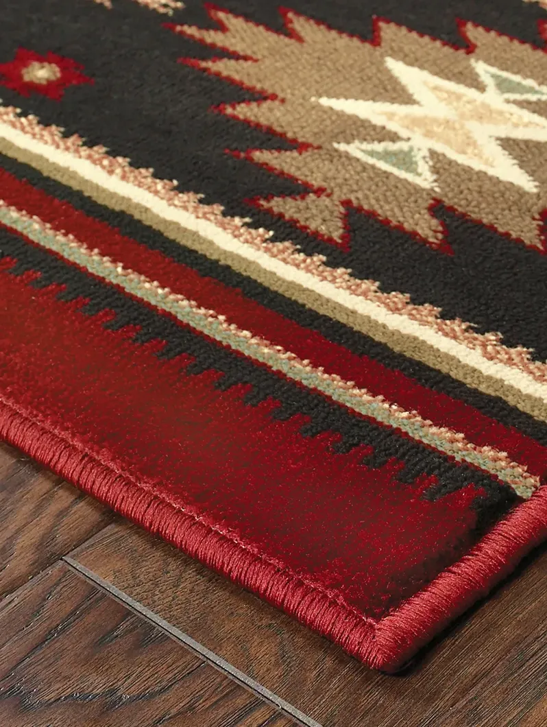 Hudson 1'10" x 7'6" Red Rug