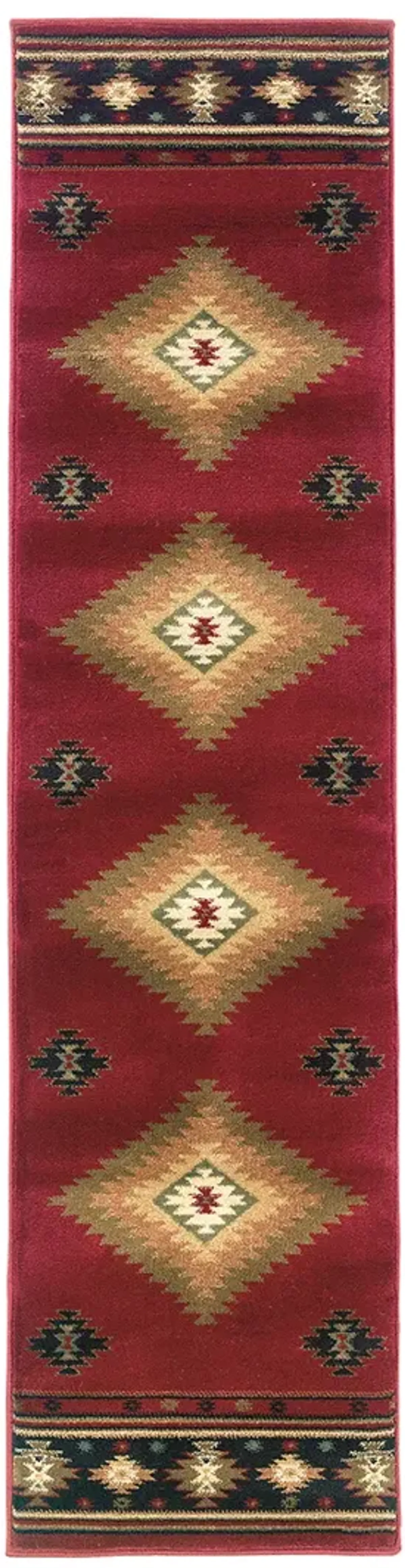 Hudson 1'10" x 7'6" Red Rug