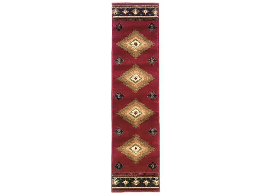 Hudson 1'10" x 7'6" Red Rug