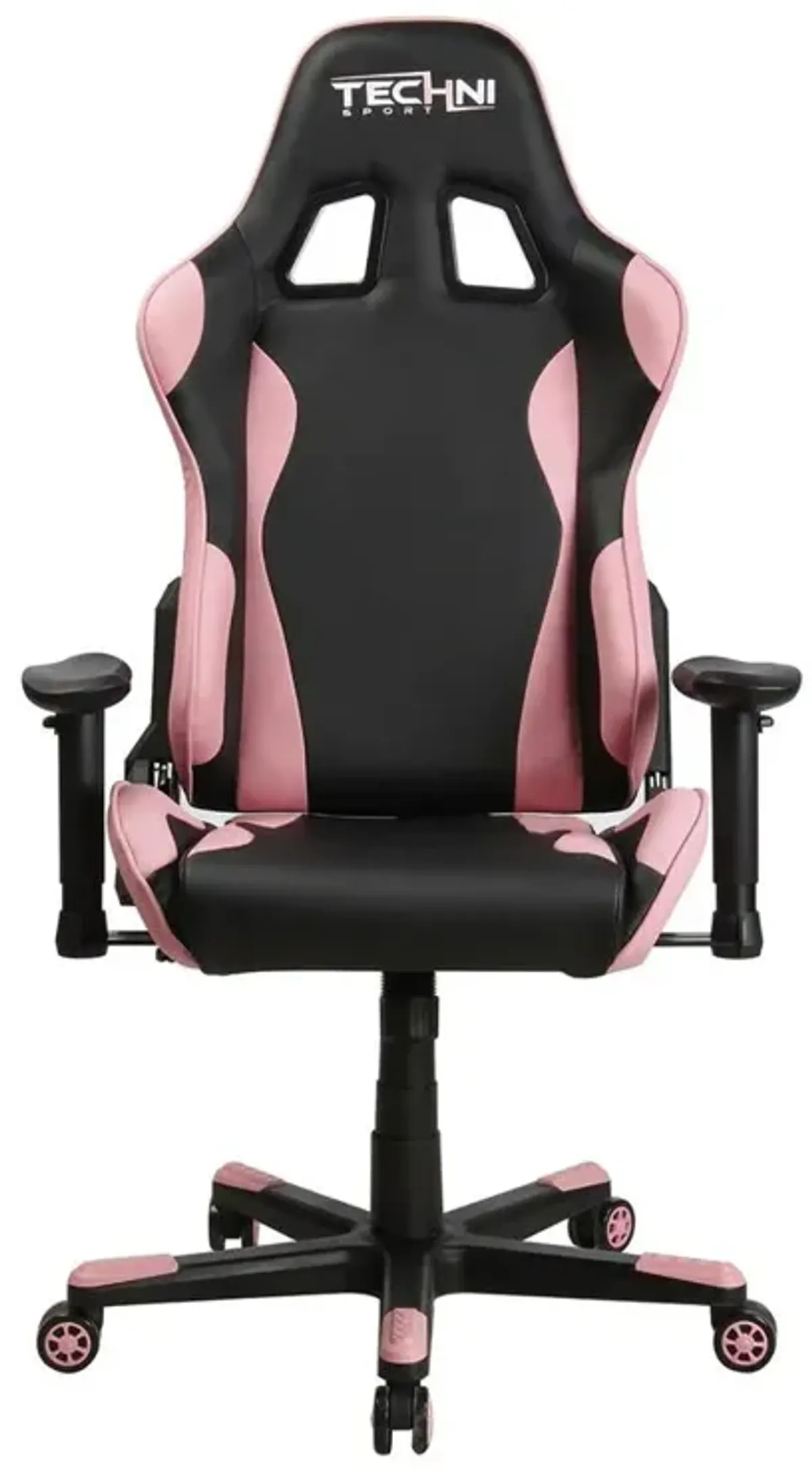 Techni Sport TS-4300 Ergonomic High Back Racer Style PC Gaming Chair, Pink