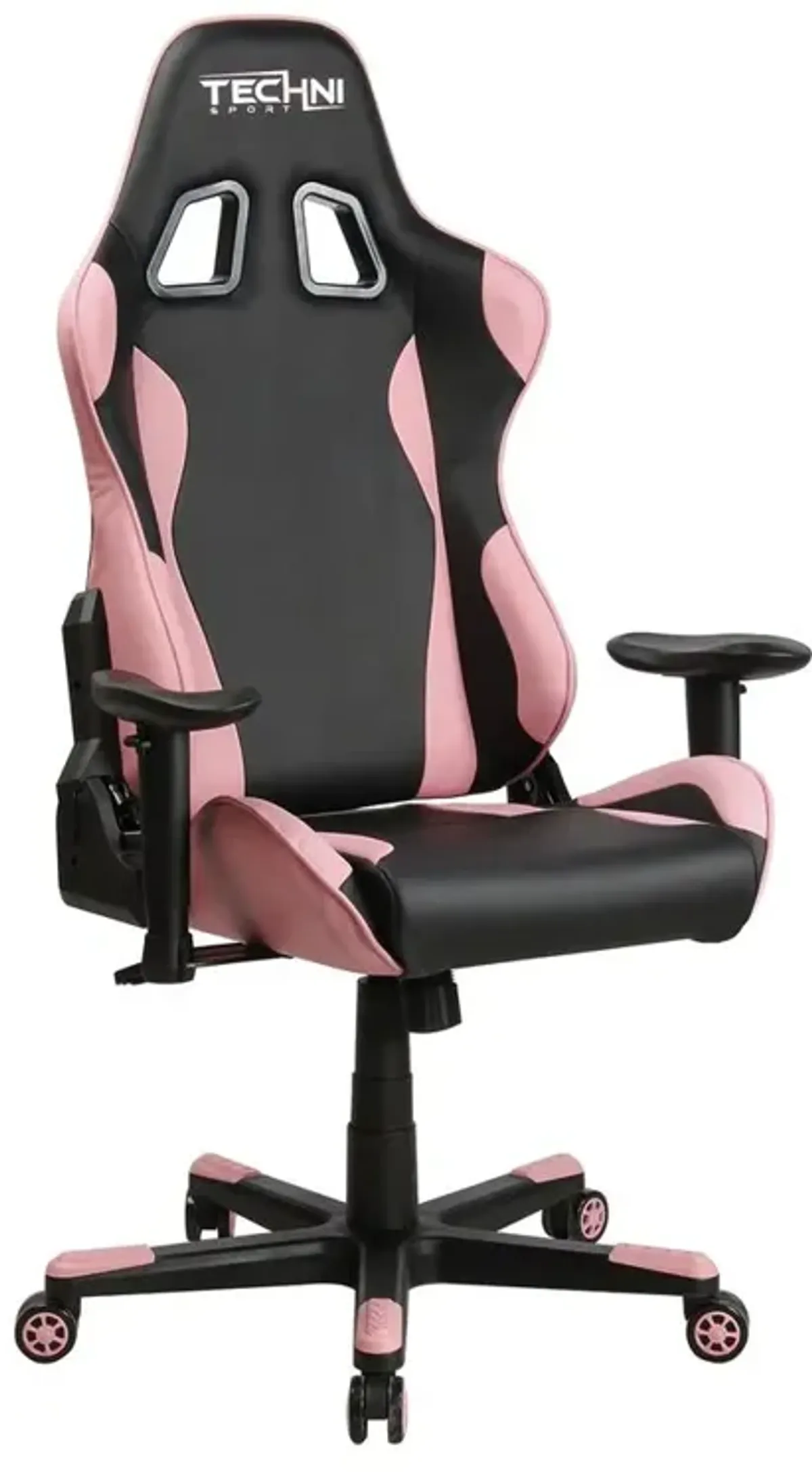 Techni Sport TS-4300 Ergonomic High Back Racer Style PC Gaming Chair, Pink