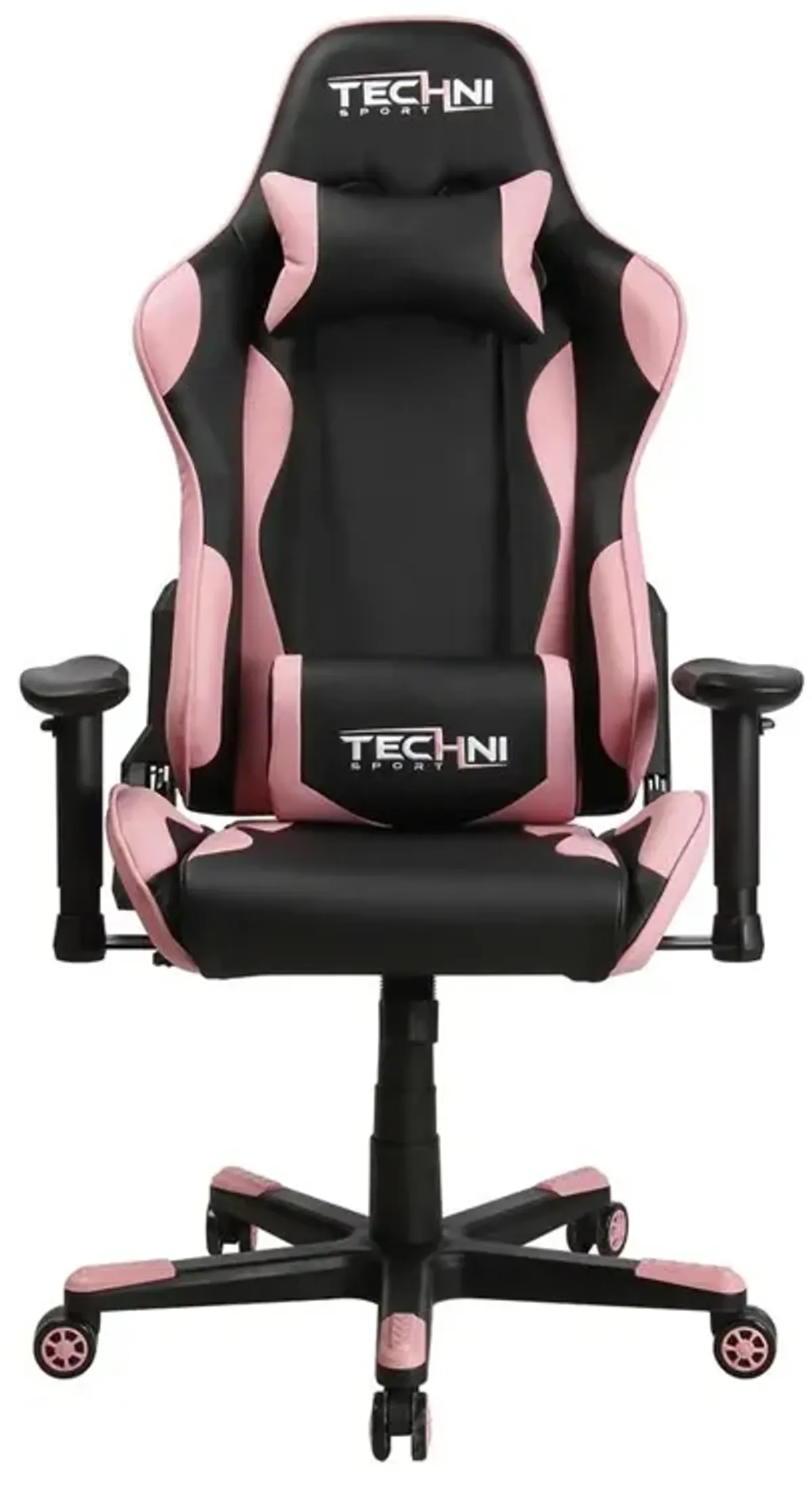 Techni Sport TS-4300 Ergonomic High Back Racer Style PC Gaming Chair, Pink