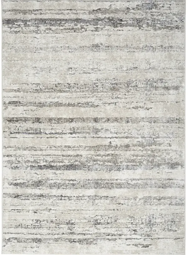 Glitz GLZ10 Cream/Gray 7'10" x 9'10" Rug