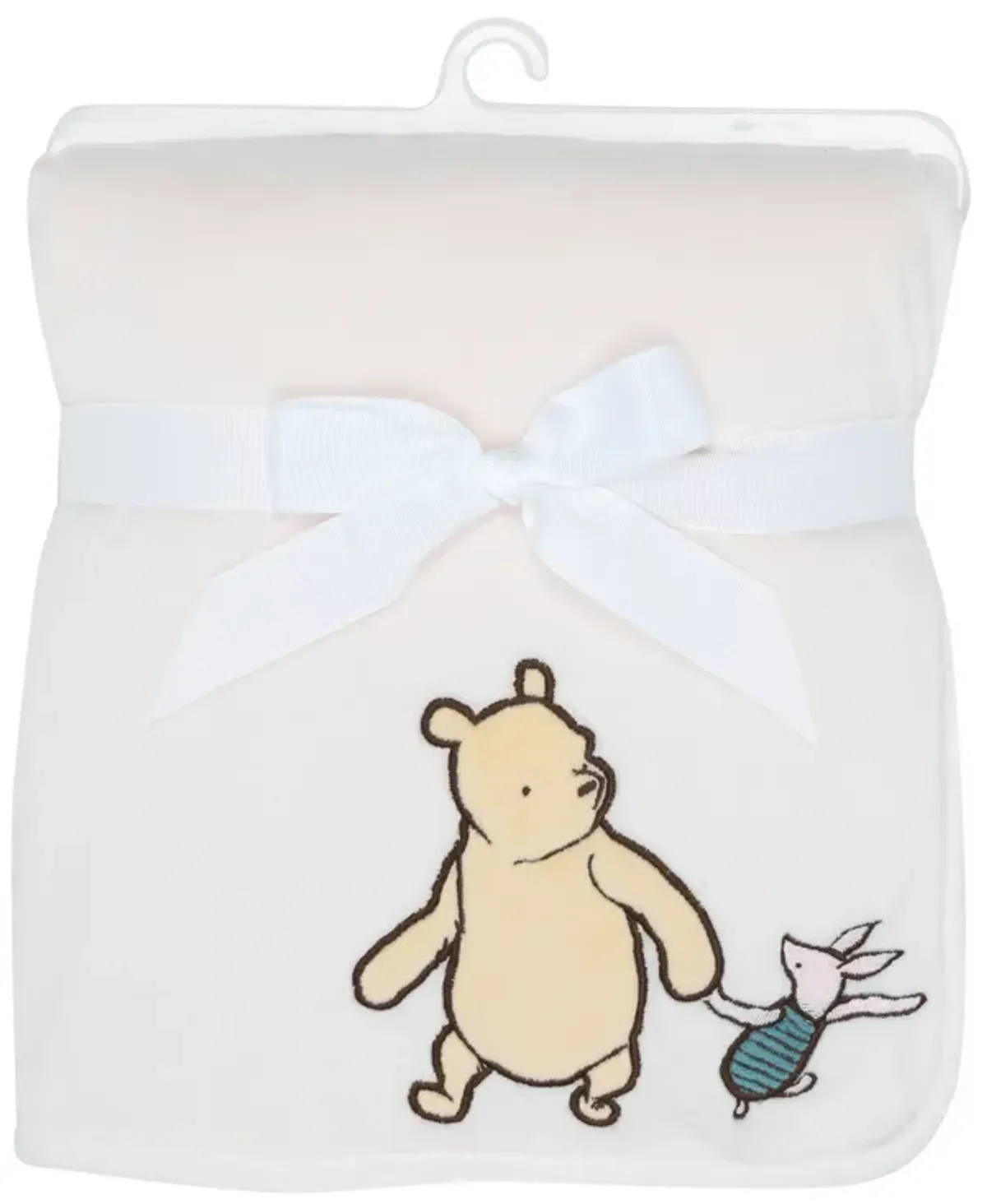 Lambs & Ivy Disney Baby Storytime Pooh Ultra Soft Fleece Baby Blanket - Cream