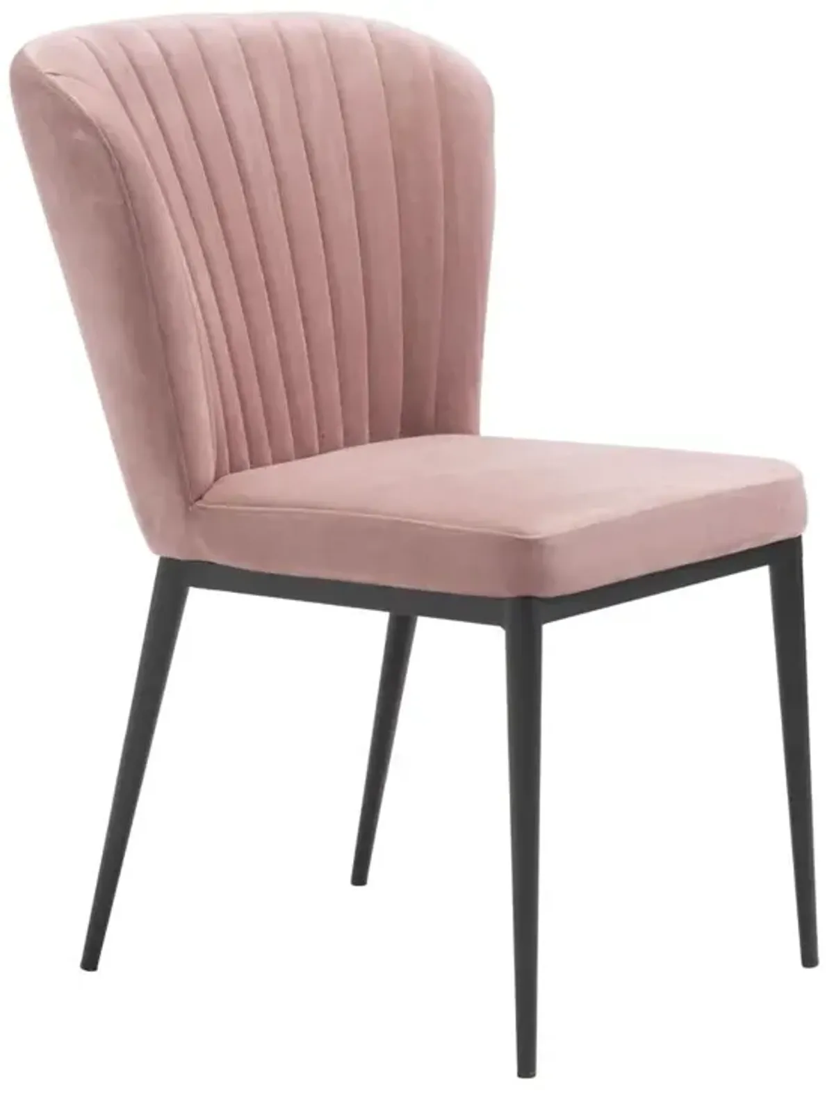 Belen Kox Tolivere Dining Chair (Set of 2), Pink Velvet, Belen Kox