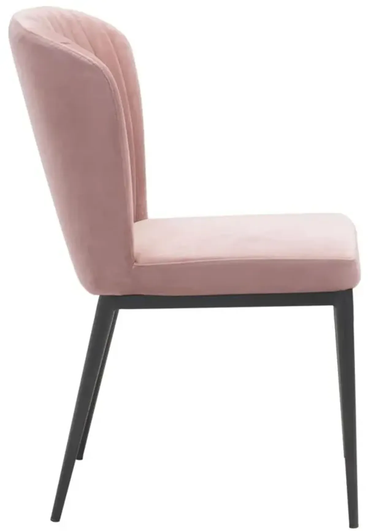 Belen Kox Tolivere Dining Chair (Set of 2), Pink Velvet, Belen Kox