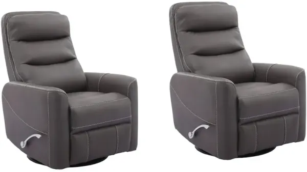 Parker Living Hercules - Haze Swivel Glider Recliner Two Pack