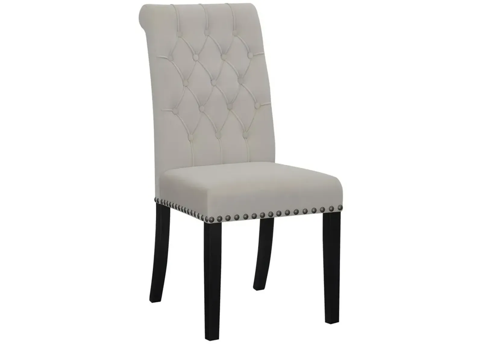 Coaster Co. of America Alana Upholstered Tufted Side Chairs with Nailhead Trim (Set of 2)