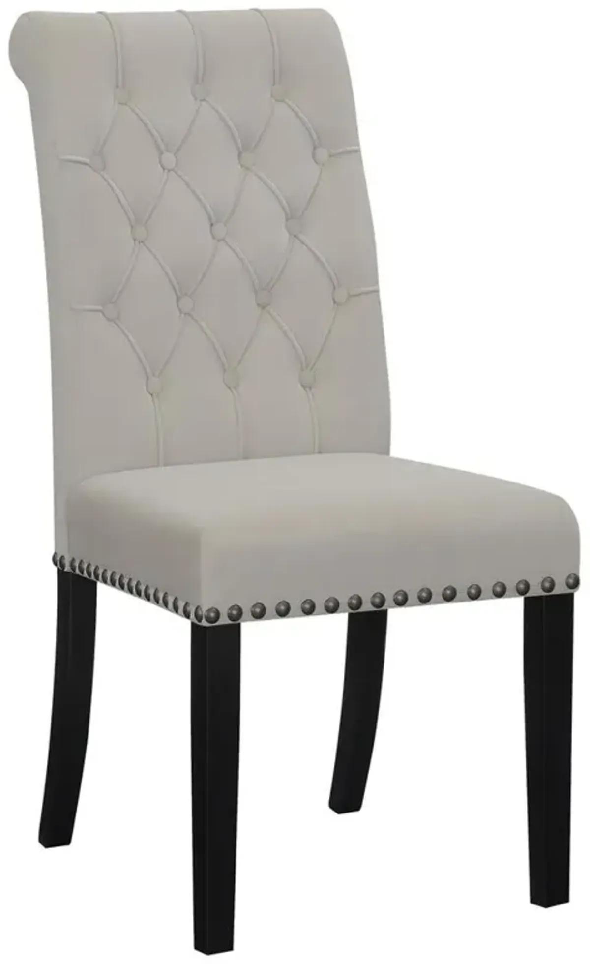 Coaster Co. of America Alana Upholstered Tufted Side Chairs with Nailhead Trim (Set of 2)