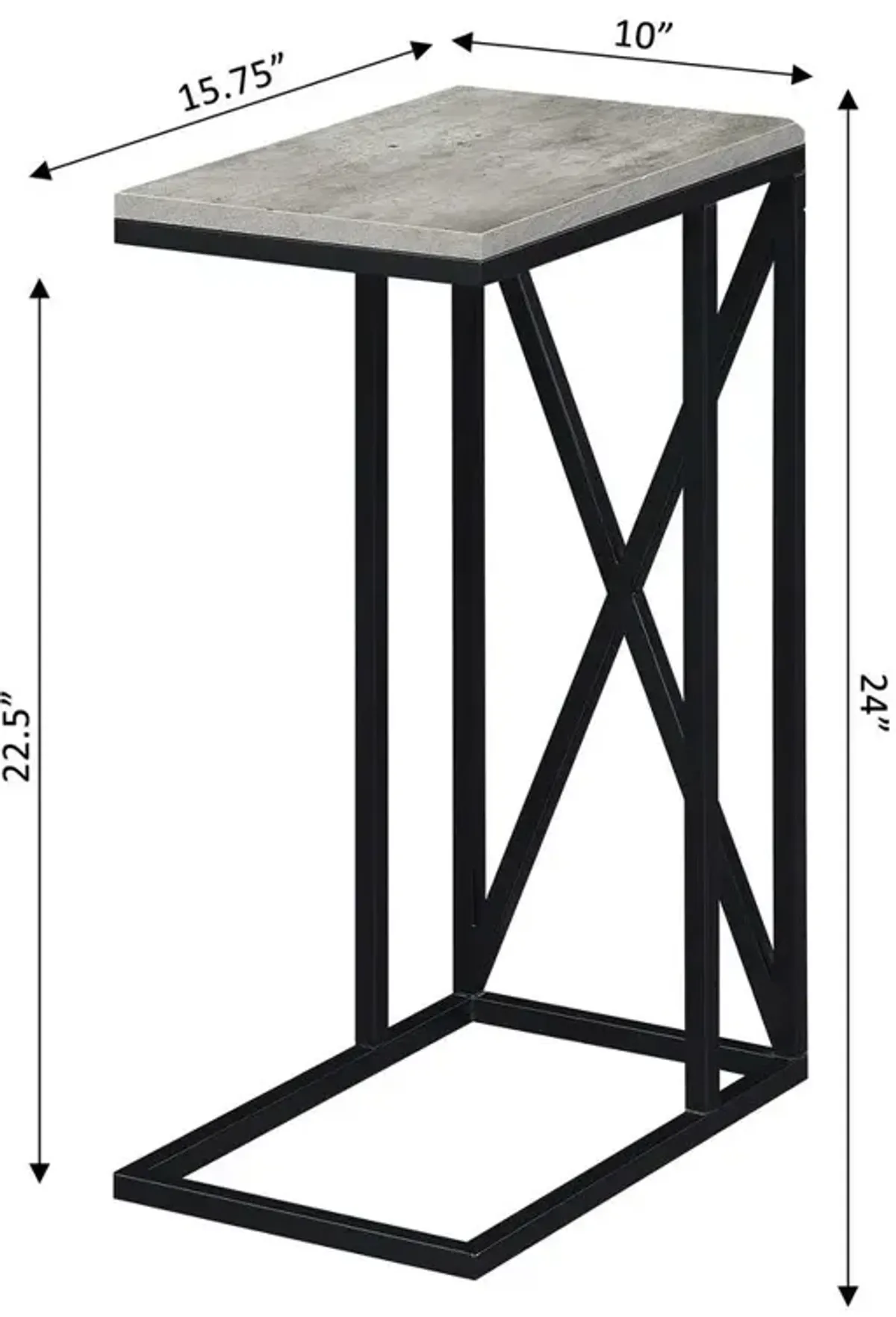 Convenience Concepts Tucson C End Table, R4-0549