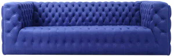 Pasargad Home Vicenza Collection Velvet Tufted Sofa (Fuschia)