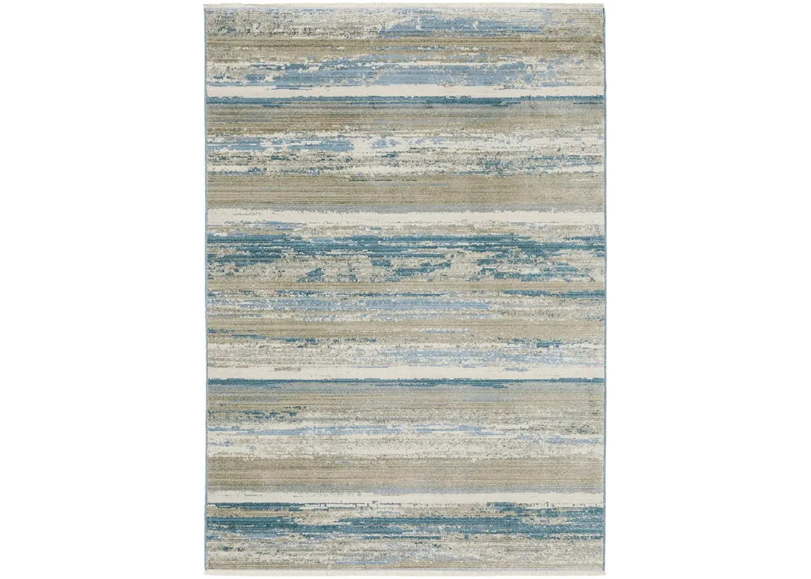 Bauer 6'7" x 9'6" Blue Rug