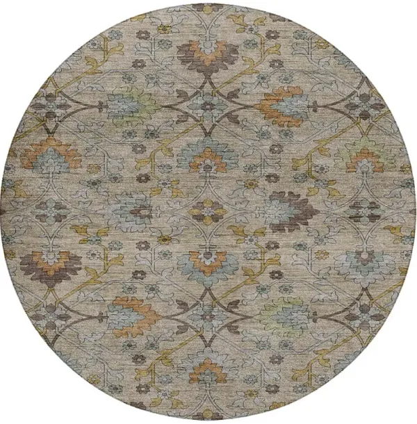Silk Road 8' Round Rug