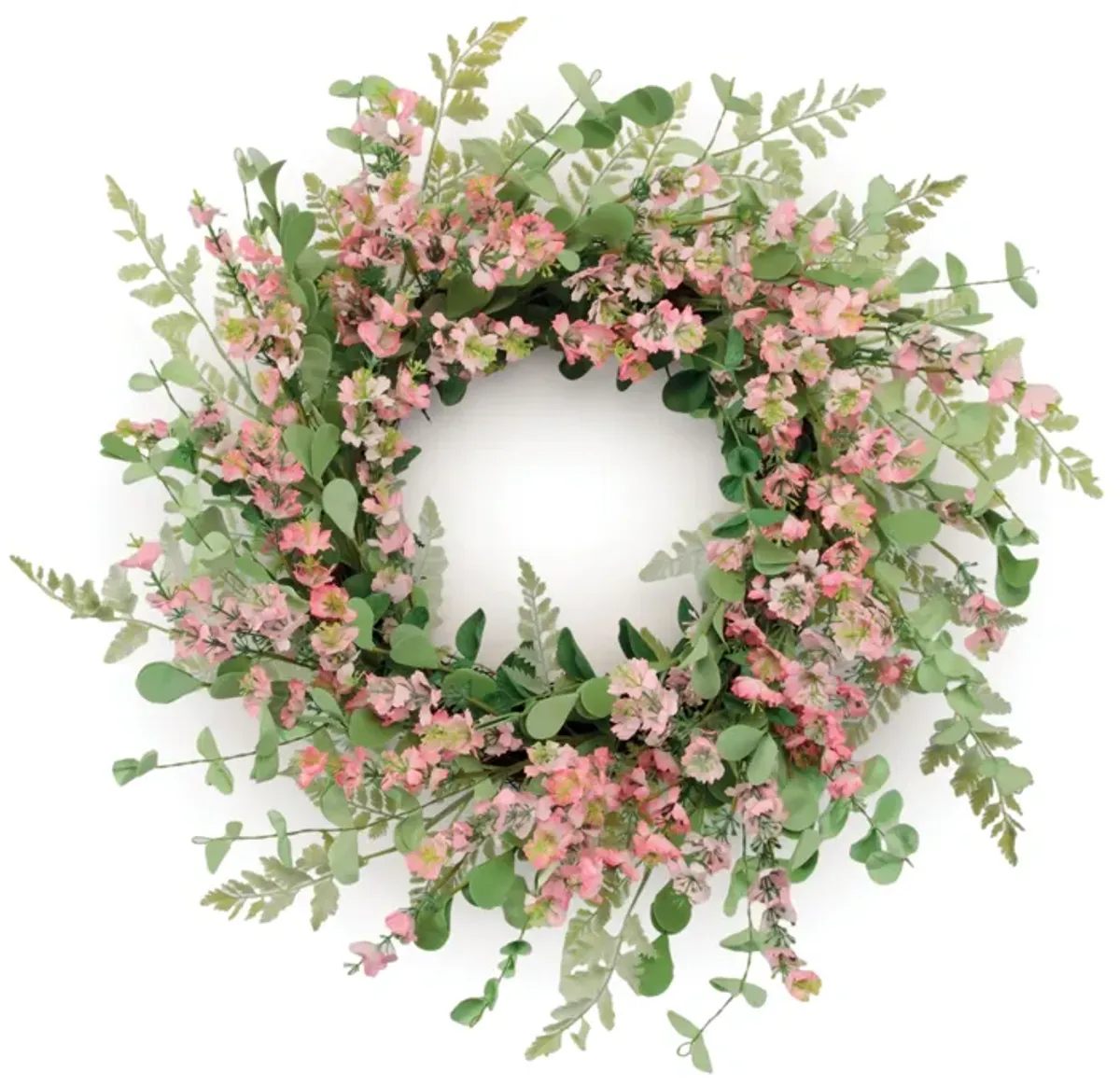 Mixed Blossom Floral Wreath for Front Door, Wall, or Seasonal Display