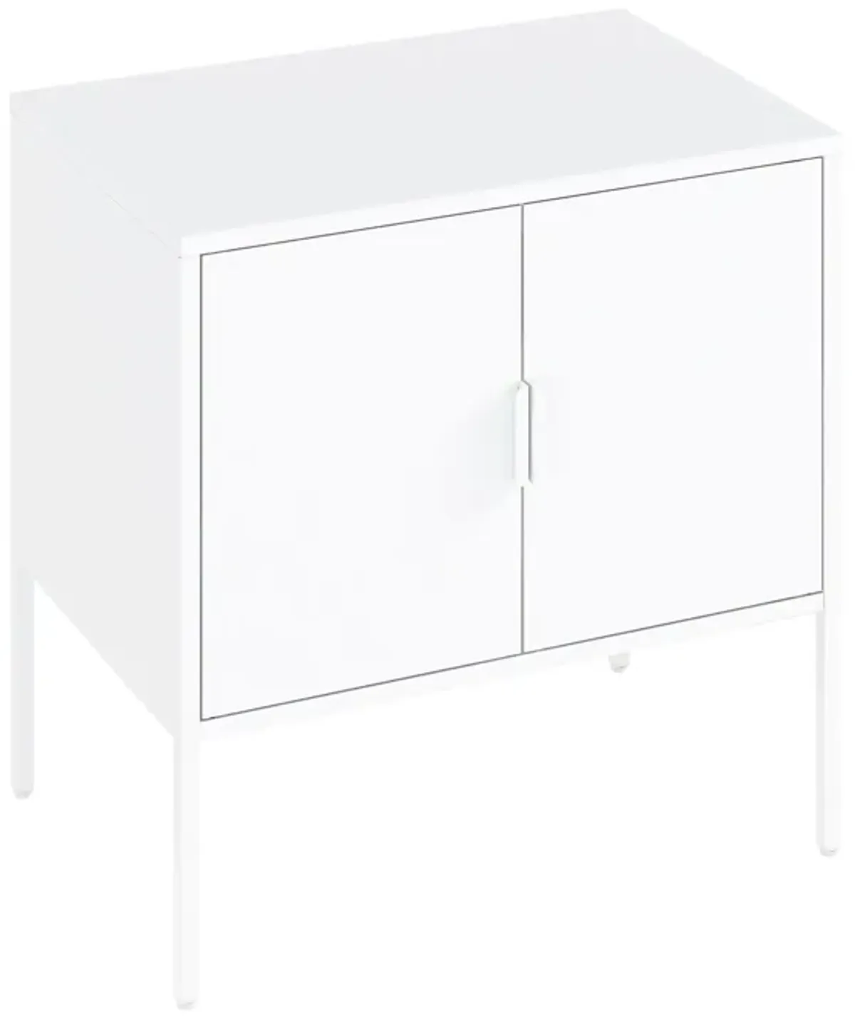 Ava White Accent Cabinet
