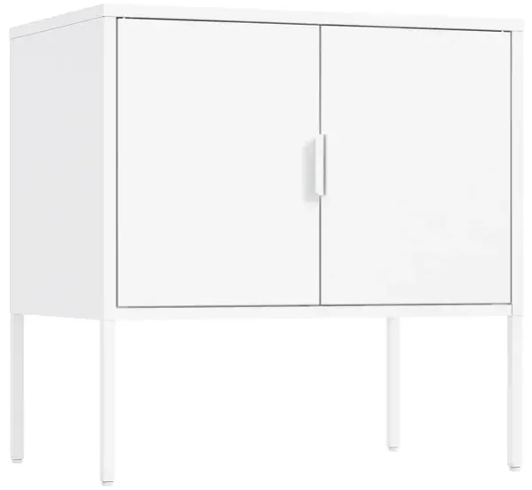 Ava White Accent Cabinet
