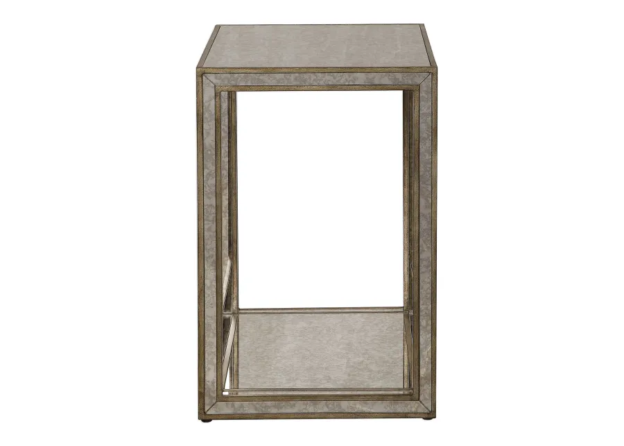 Uttermost Julie Mirrored End Table