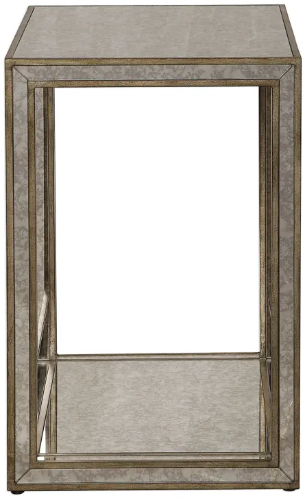 Uttermost Julie Mirrored End Table