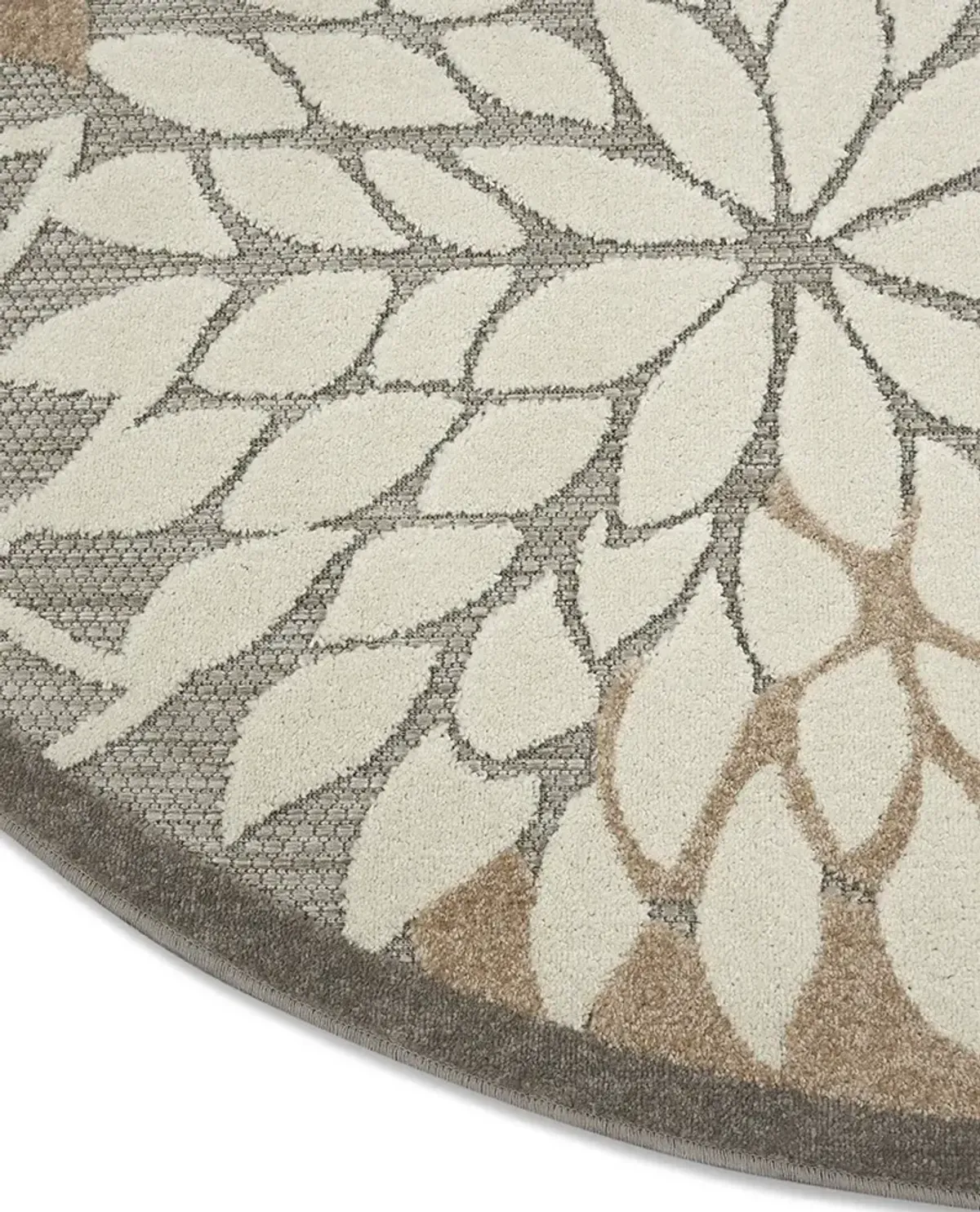 Aloha ALH05 Natural 7'10" x Round Rug