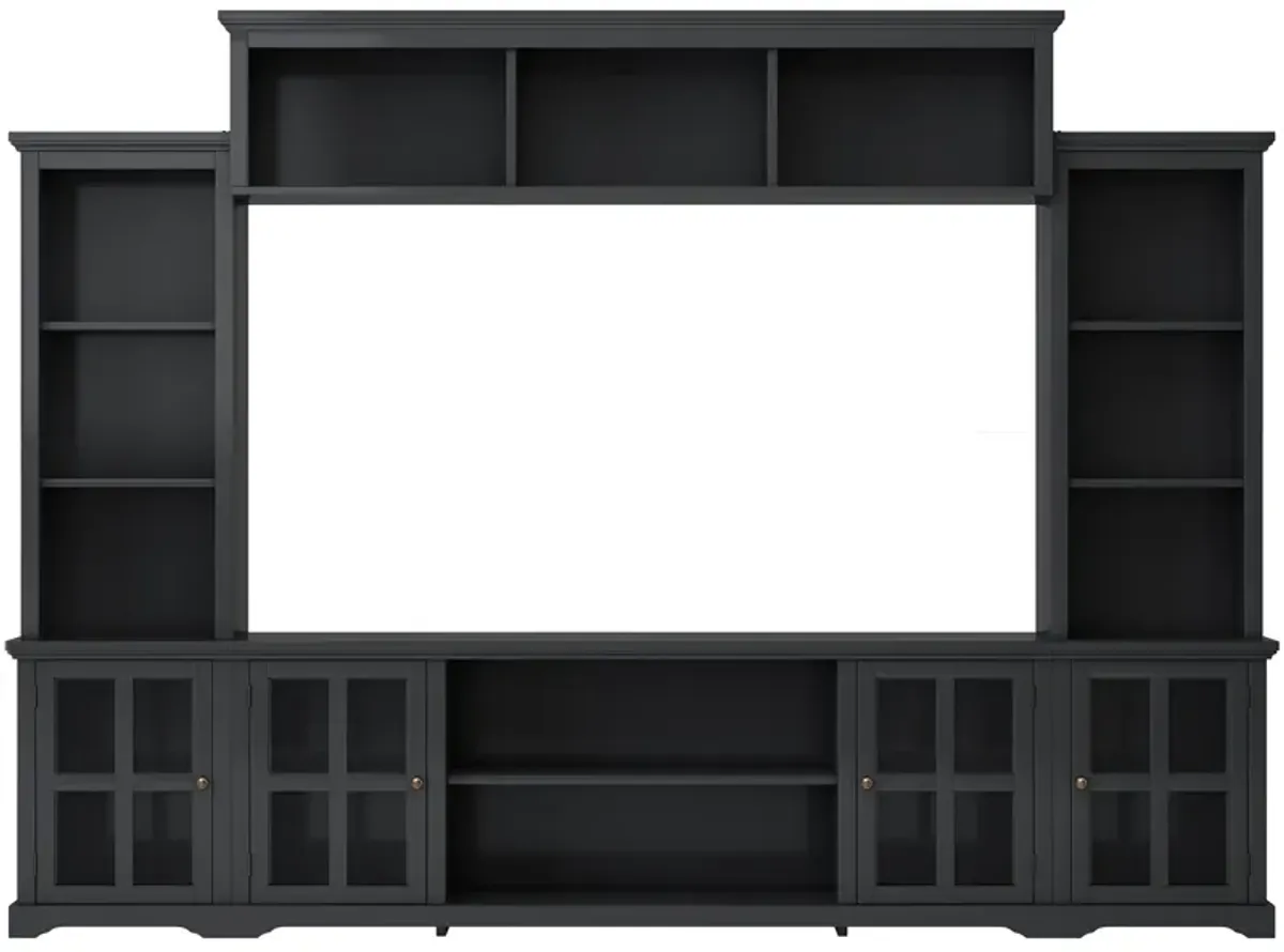 Merax Minimalism Entertainment Wall Unit TV Stand