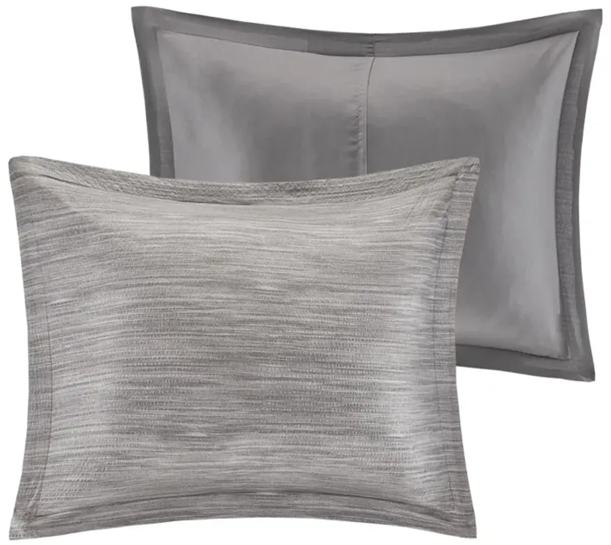 Gracie Mills Tabatha Modern 7-Piece Printed Seersucker Comforter Set